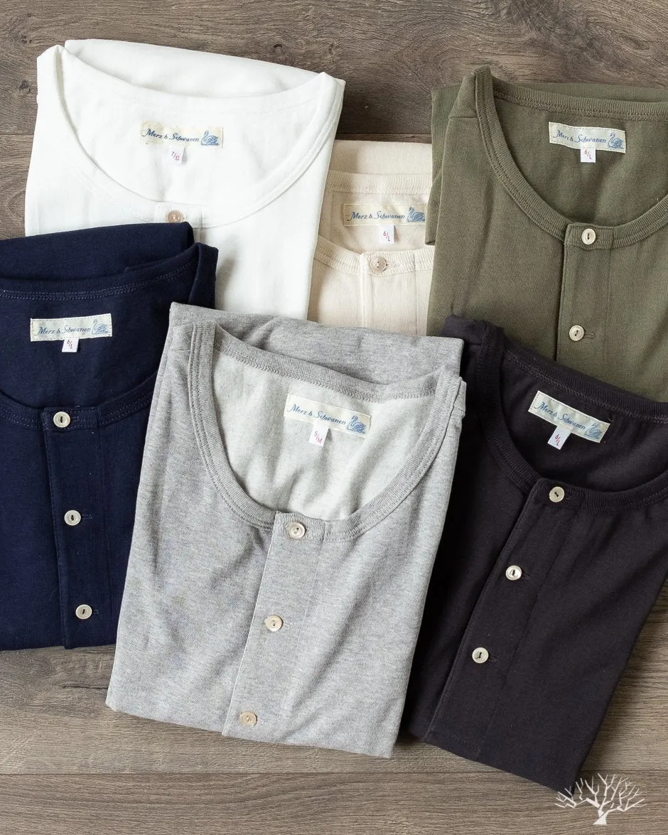 206 Long Sleeve Henley - Army