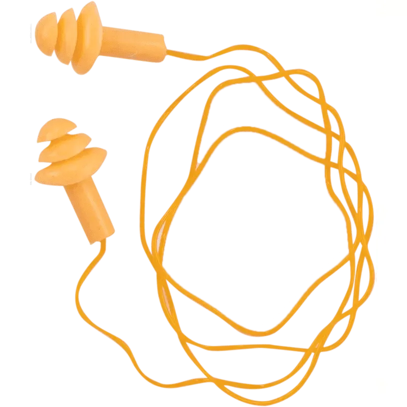34db Orange smart fit reusable corded earplugs