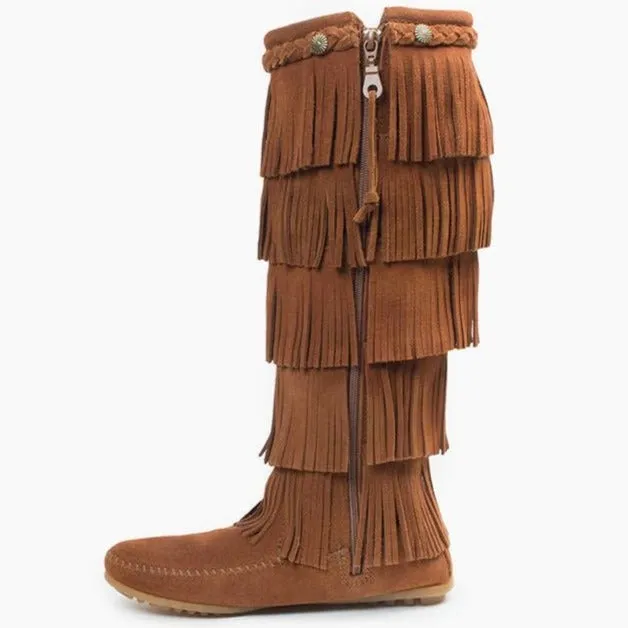 5-LAYER FRINGE BOOT