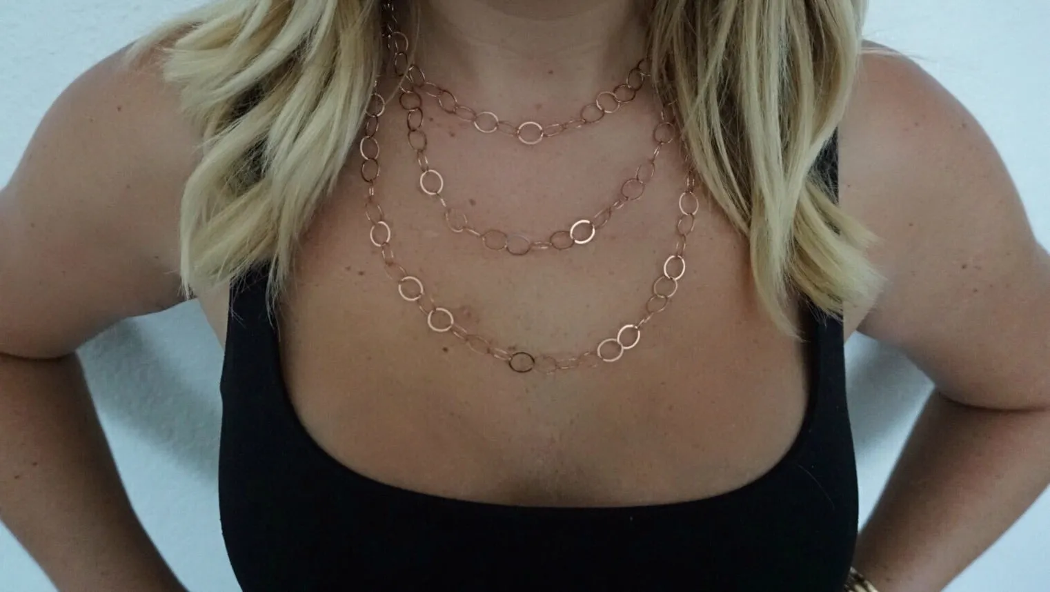 5' Rose Gold Link Chain Necklace