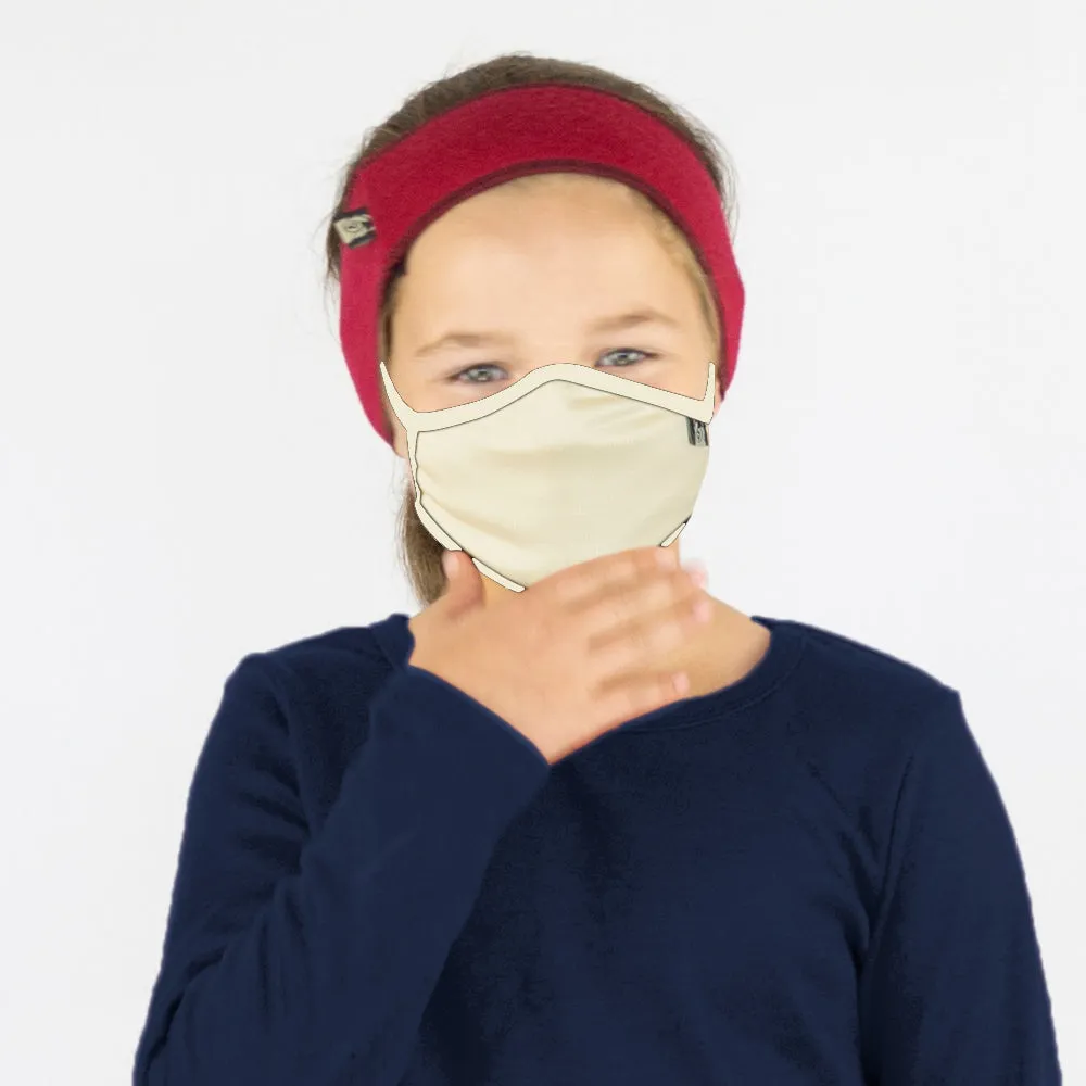 #733 Kids Face Mask 3 Layer 100% Merino