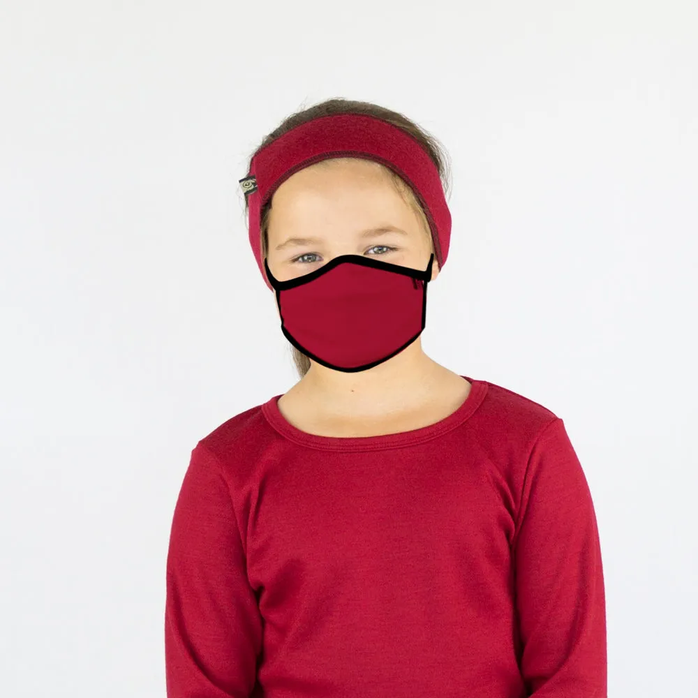 #733 Kids Face Mask 3 Layer 100% Merino