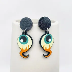 Acrylic Eyeball Drop Earrings
