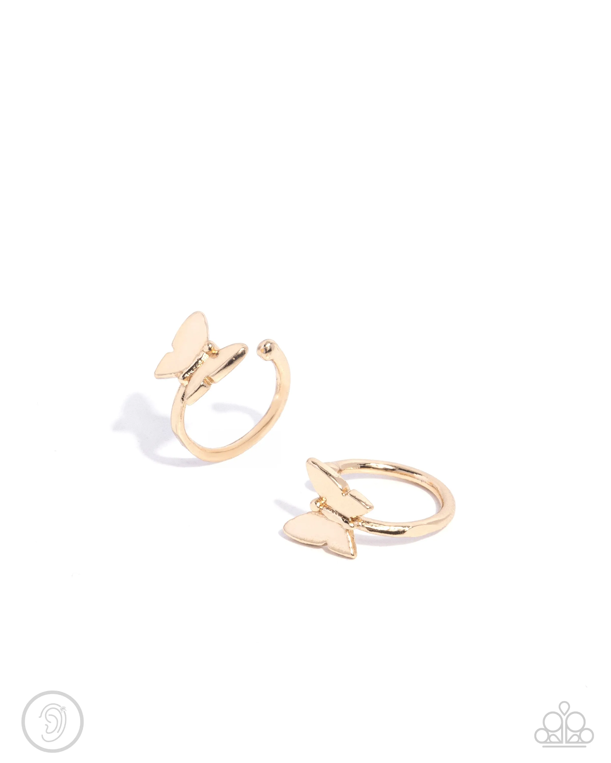 Aerial Attitude - Gold Paparazzi Accessories