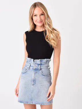 Agolde Women's Sutton V-Back Bodysuit