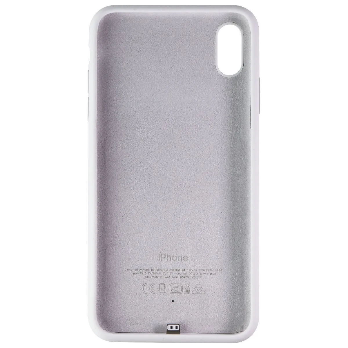 Apple Smart Battery Case for iPhone Xs Max - White (MRXR2LL/A)