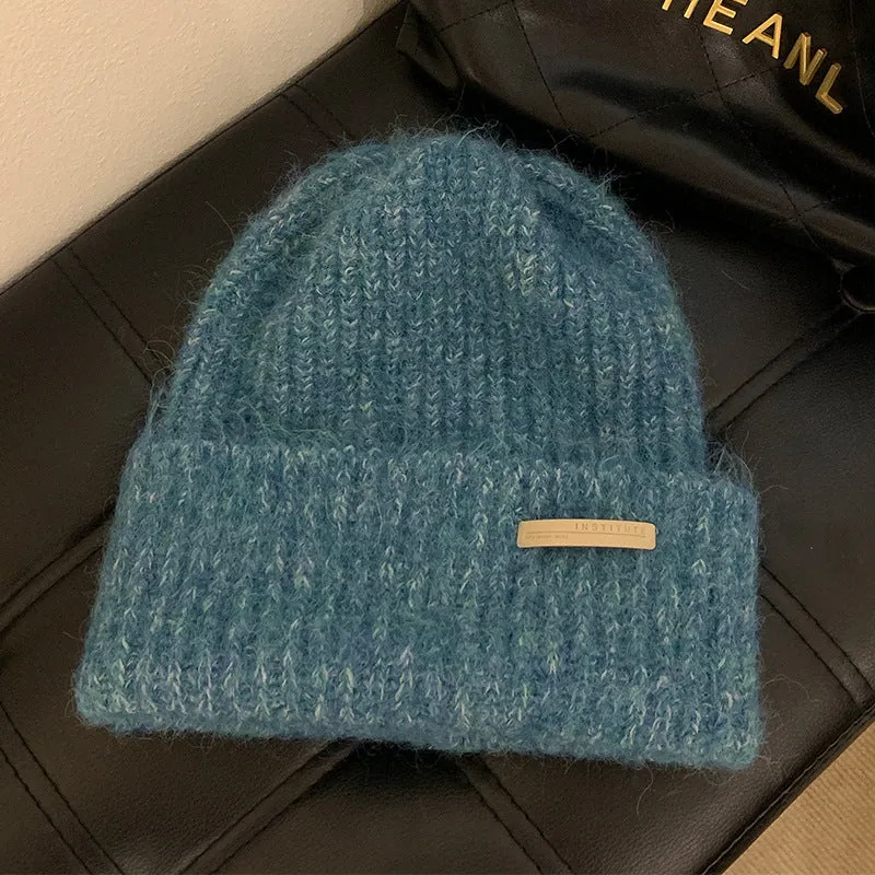 Autumn And Winter Wool Big Head Circumference All-match Leisure Warm Hat Ear Protection
