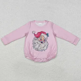Baby Infant Girls Rompers Pink Christmas Santa Rompers LR1819