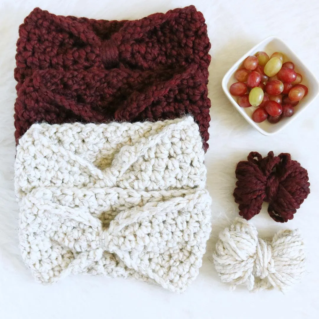 Bailey Ear Warmer // Crochet PDF Pattern
