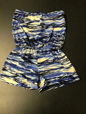 BEACH ROMPER BLUE ARROWS