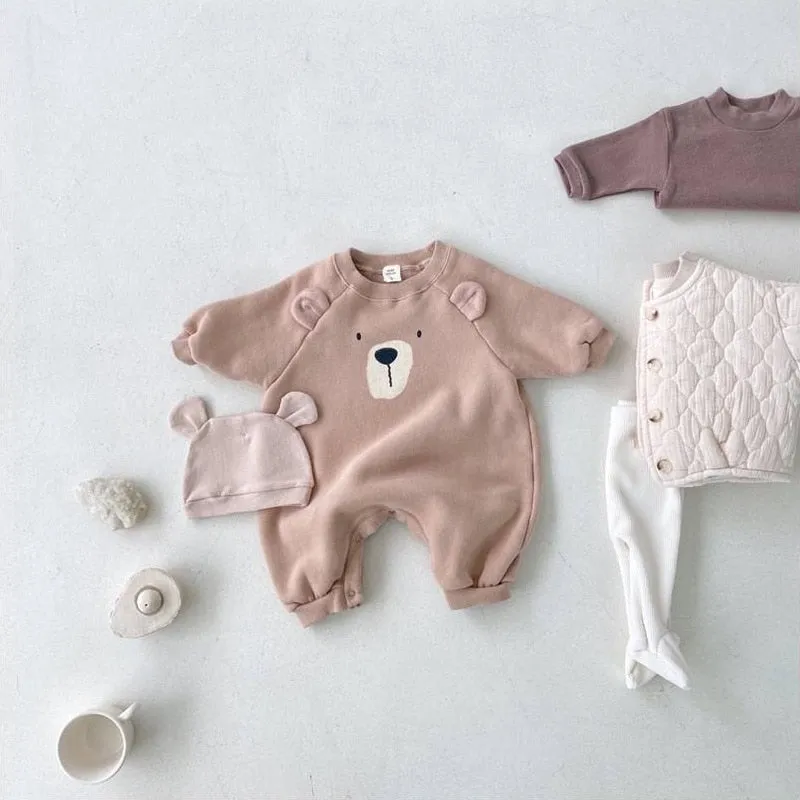 Bear Essentials Baby Romper - Padded Jumpsuit for Little Ones