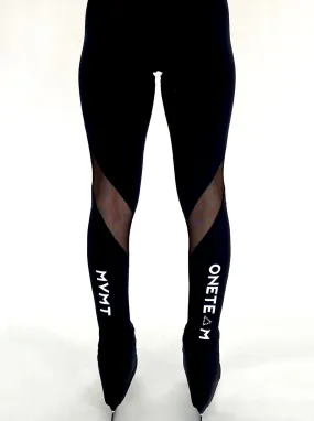 Black High Waist Supplex OTM Legging With Mesh
