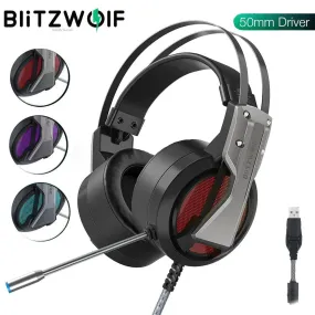 BlitzWolf BW-GH1 Noise Isolating Gaming Wired Headphones with Microphone