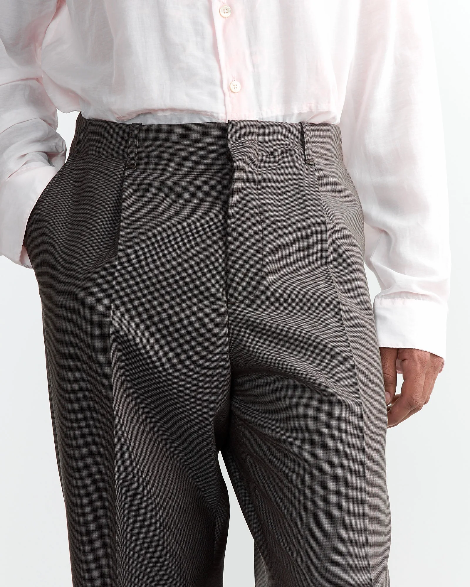 Borrowed Chino in Grey Atom