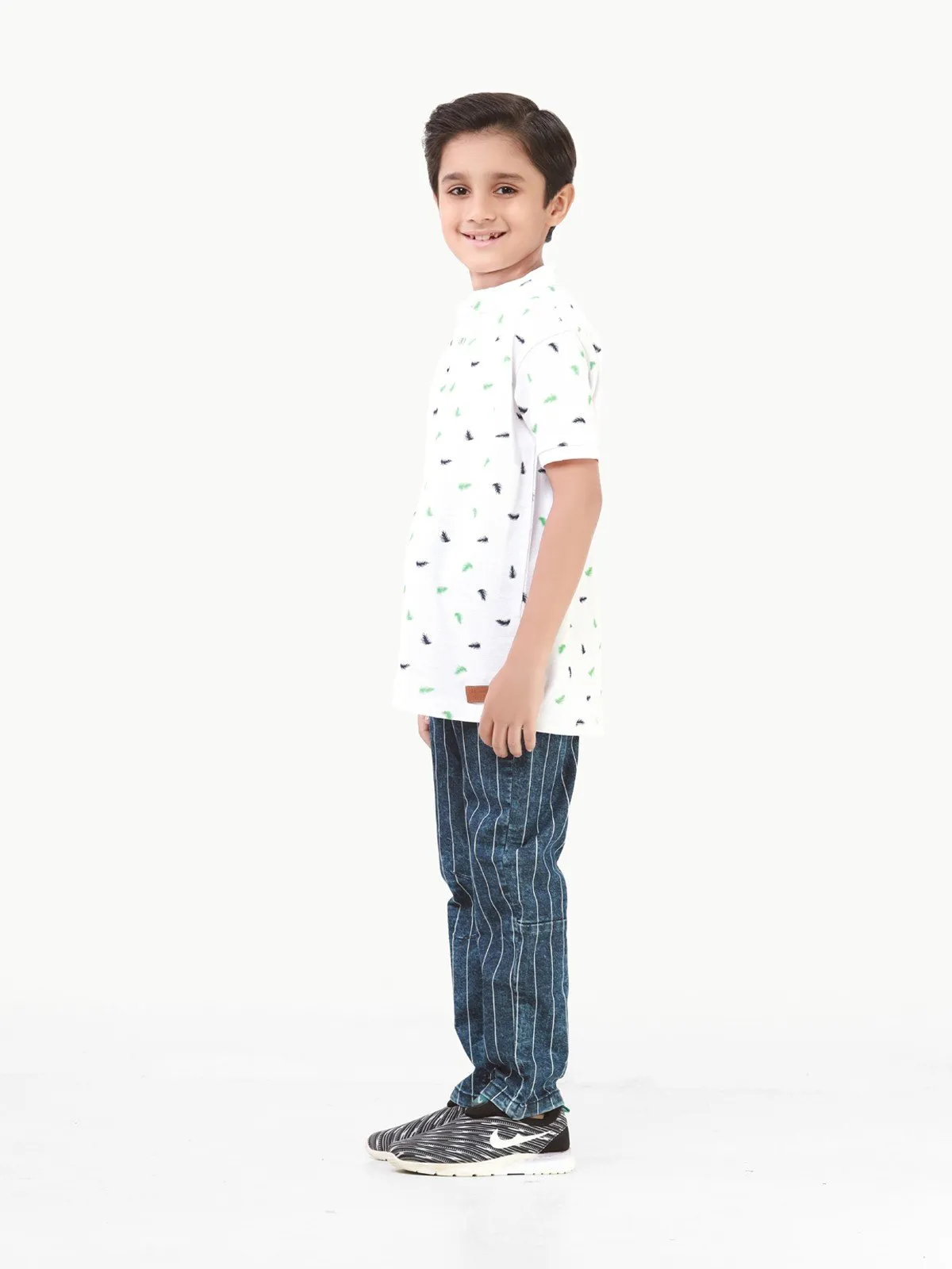 Boy's White Polo Shirt - EBTPS22-016