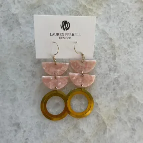 Brass Curve Earrings