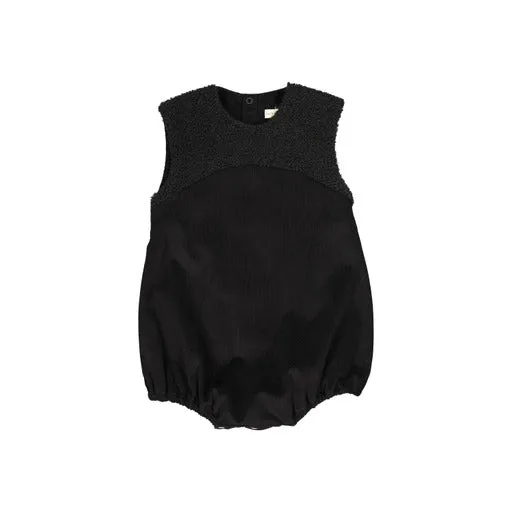 CARBON SOLDIER BLACK ROMPER