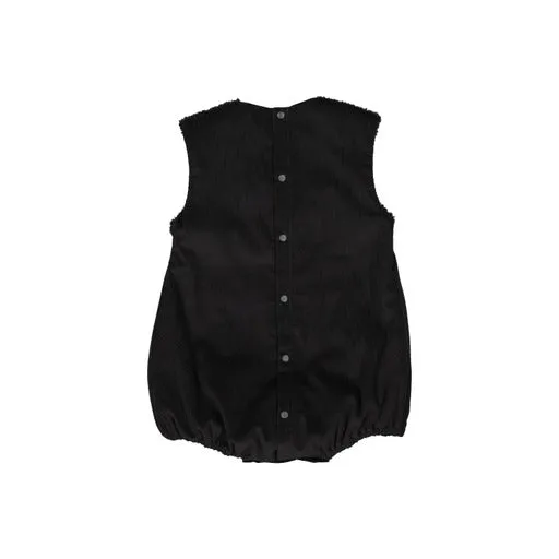CARBON SOLDIER BLACK ROMPER