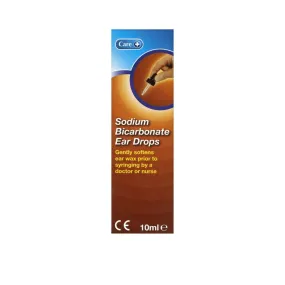 Care Sodium Bicarbonate Ear Drops 10ml