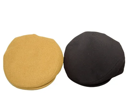 Cavanagh Italian Solid Wool Storm Ivy Cap with Ear Flaps