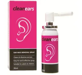 Cleanears ear wax removal spray 30ml