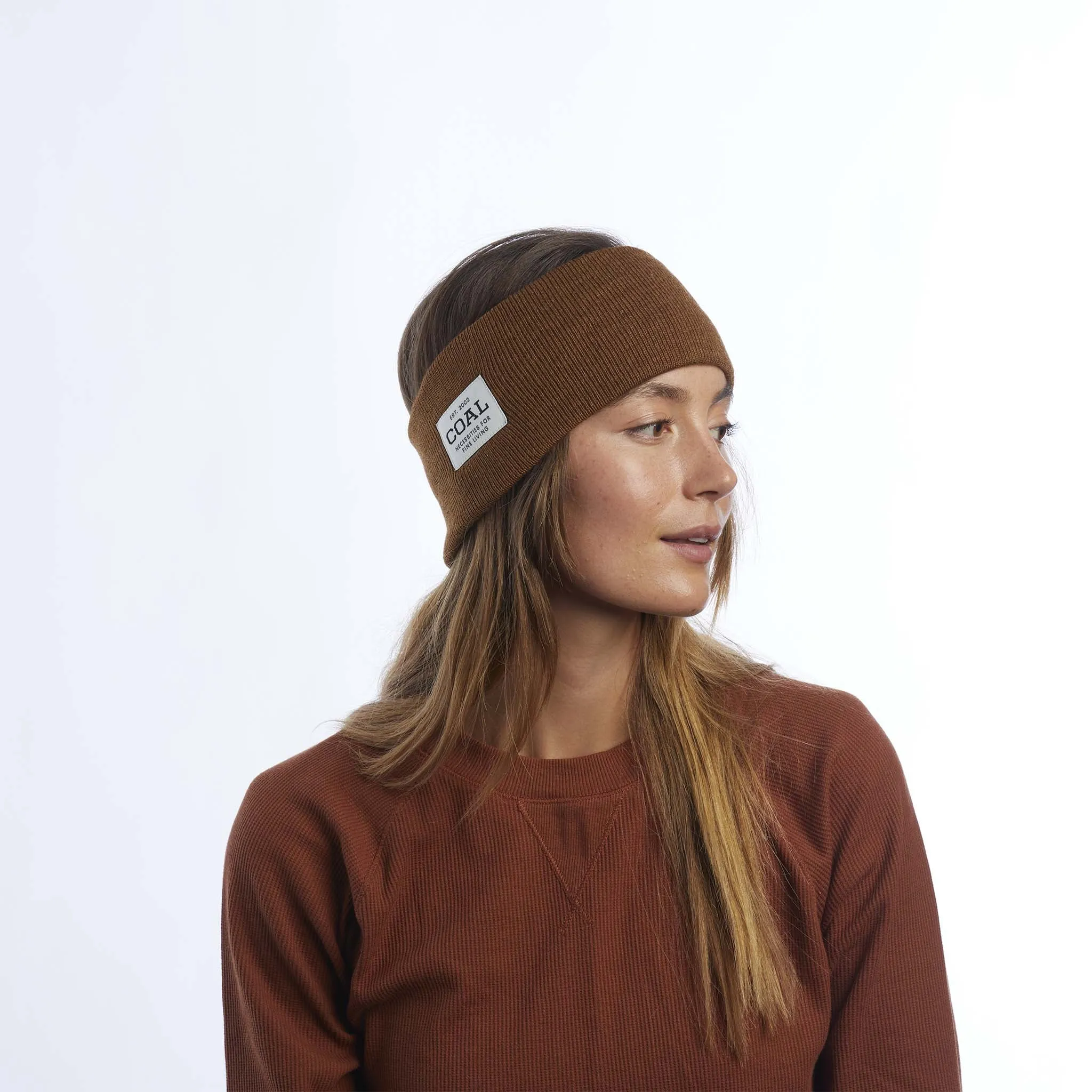 Coal The Uniform Recycled Knit Ear Warmer - Light Brown
