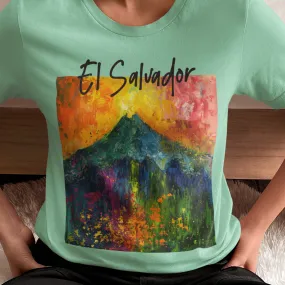 Comfort Colors El Salvador Shirt, Volcano Shirt, El Salvador Lover, Travel El Salvador, Hispanic Shirt, Hispanic Heritage Shirt