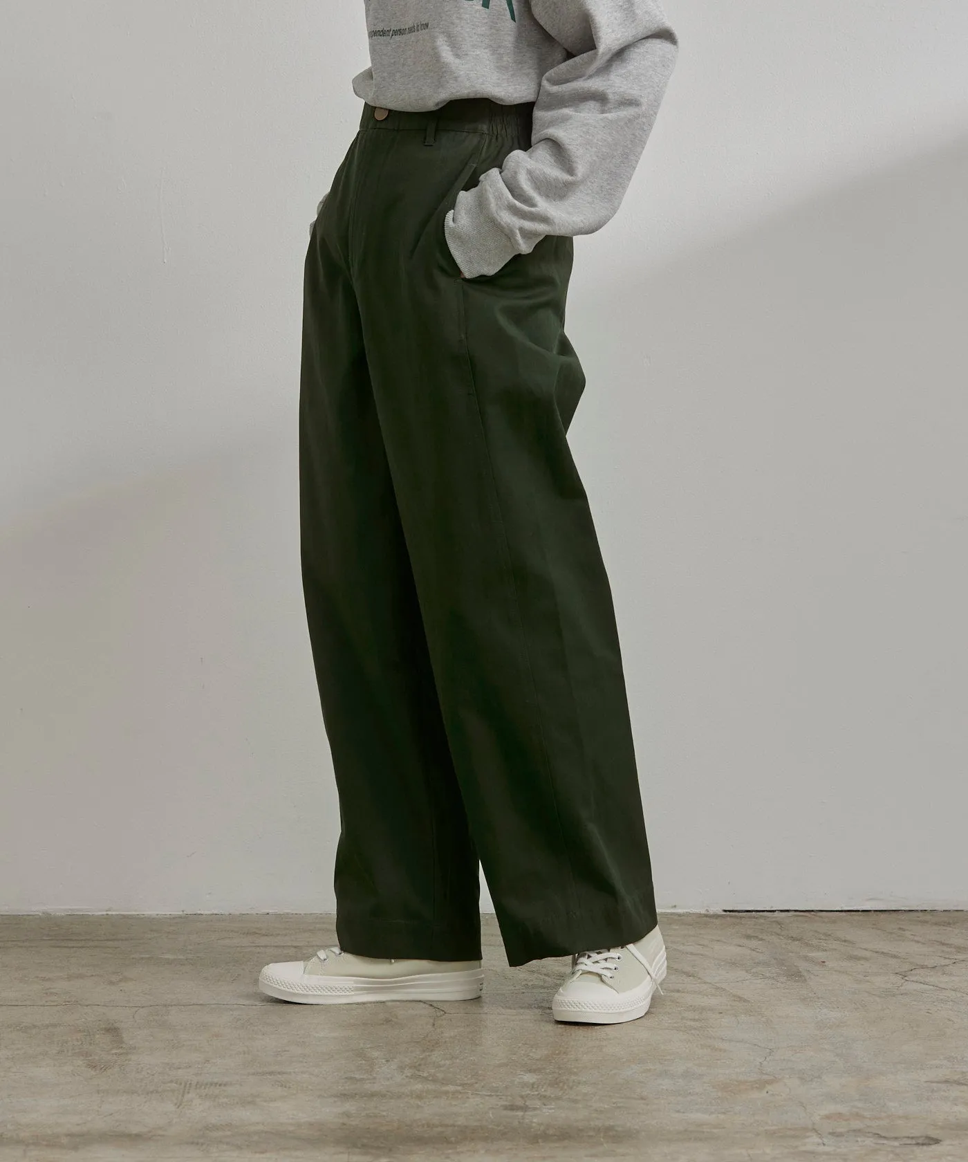 Cotton Chino Pants - Khaki
