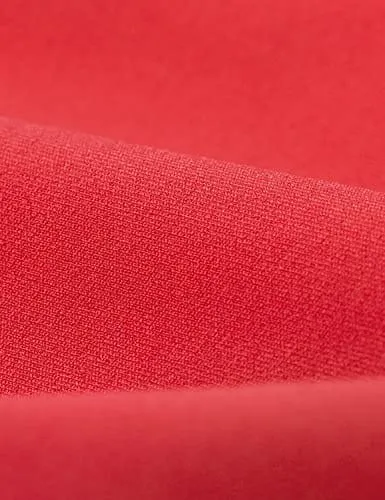 CRZ YOGA Women's Naked Feeling Workout Leggings 25 Inches - High Waisted Yoga Pants with Side Pockets Crimson