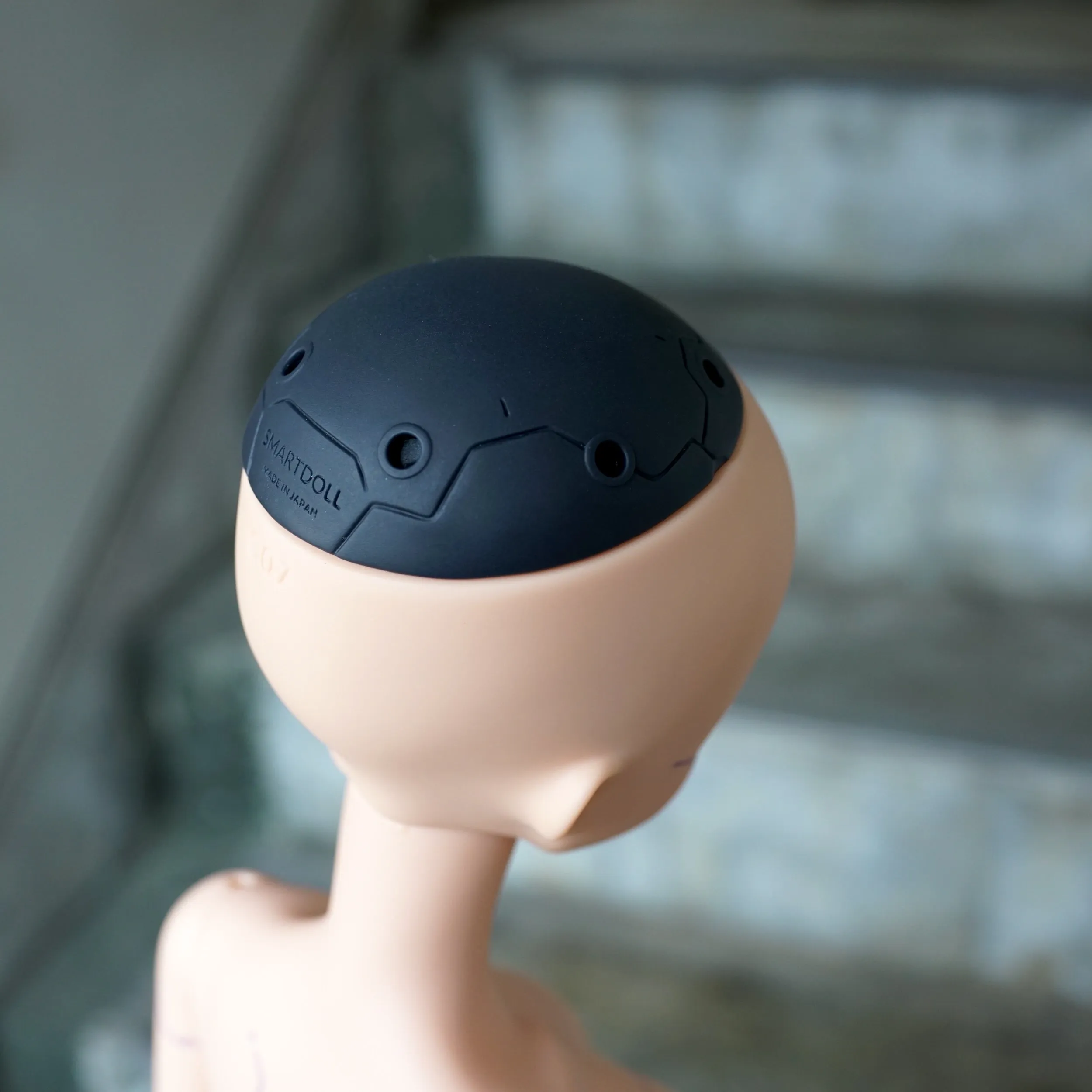 Cyborg Head Cap (Black Navy)