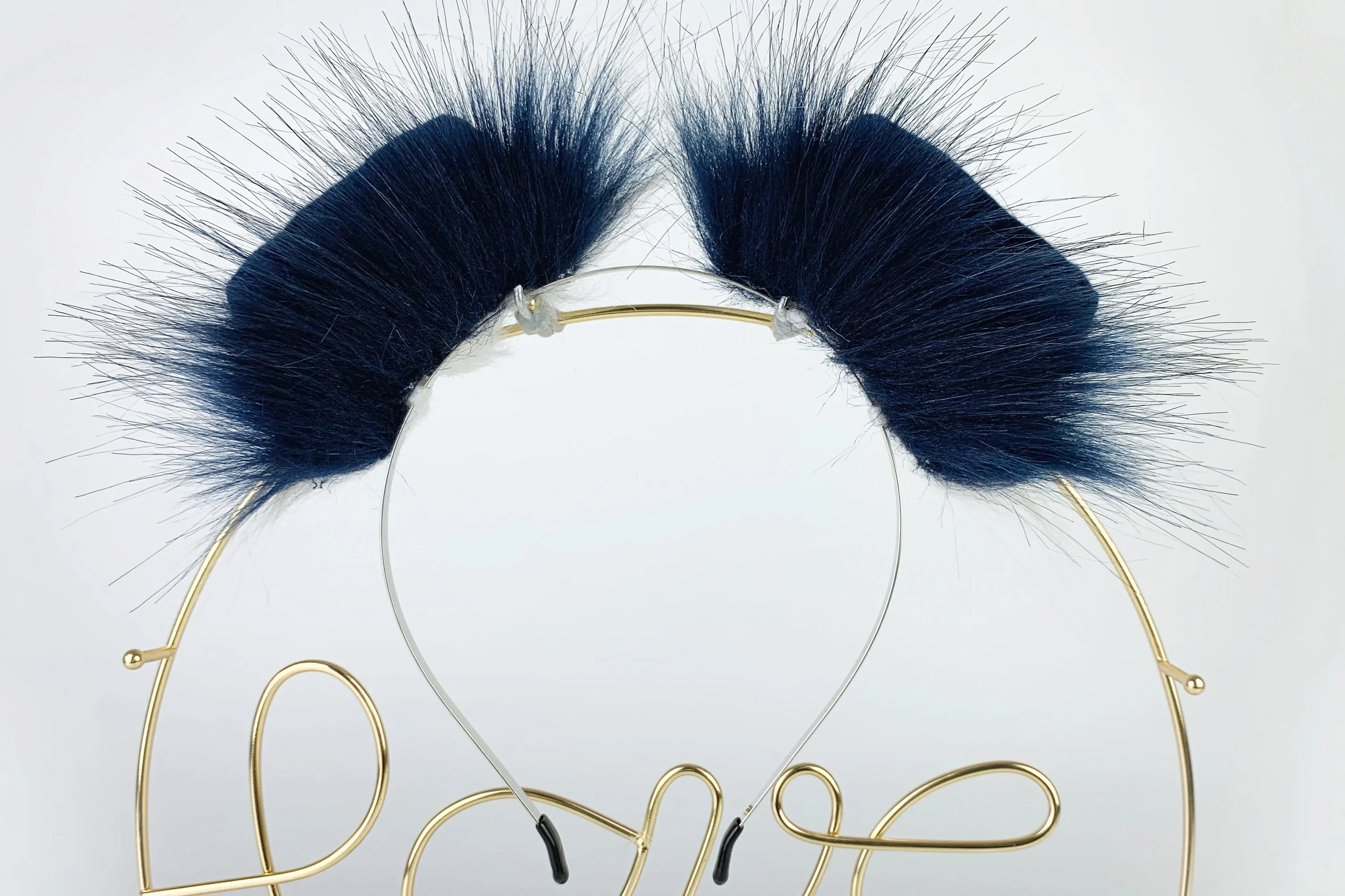 dark blue white puppy ear and tail set Shepherd dog ear and tail plug set Shiba Inu dog ear and tail plug cosplay petplay puppy play mature