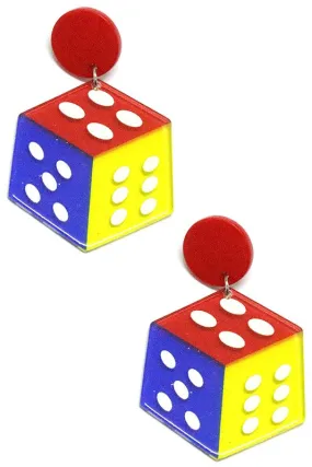 Dice Drop Earrings