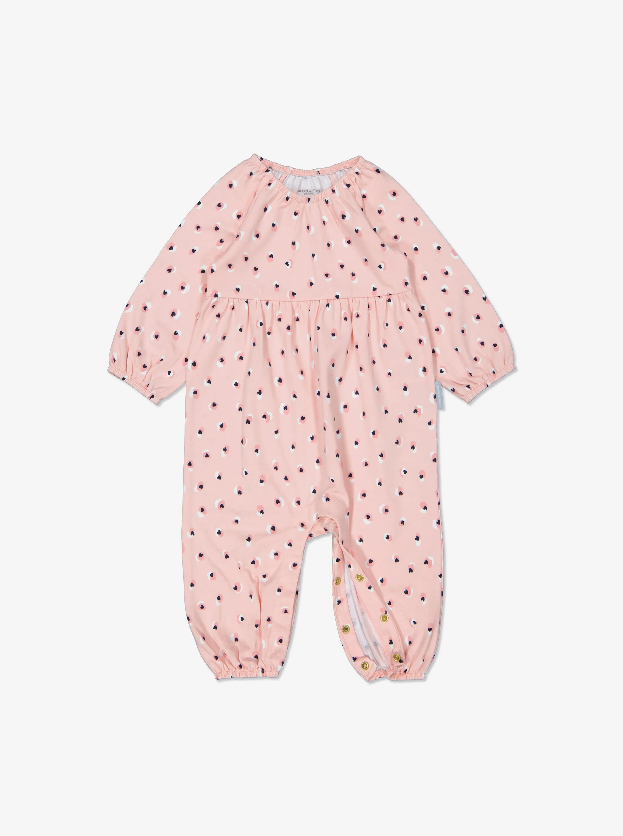 Ditsy Heart Baby Romper