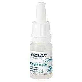 Dolgit Med ear drops 10ml, inner ear infection