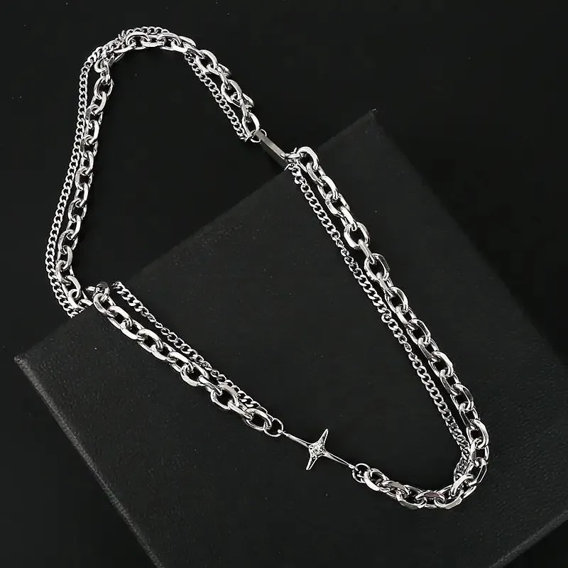 Double Layer Splicing Necklace