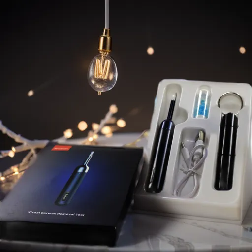 Ear Cleaner Camera - 1080P HD Wireless Otoscope Kit with 15 Ear Spoons