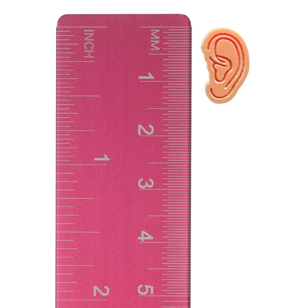 Ear Studs Hypoallergenic Earrings for Sensitive Ears Made with Plastic Posts