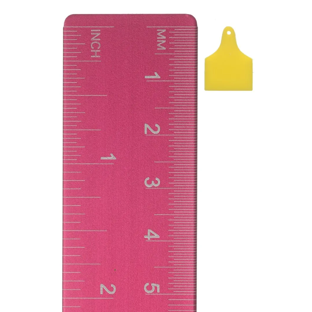 Ear Tag Studs Hypoallergenic Earrings for Sensitive Ears Made with Plastic Posts
