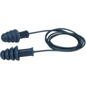 Earplugs - PIP® Metal Detectable Reusable TPR Corded Ear Plugs - NRR 27, NP267HPR410D