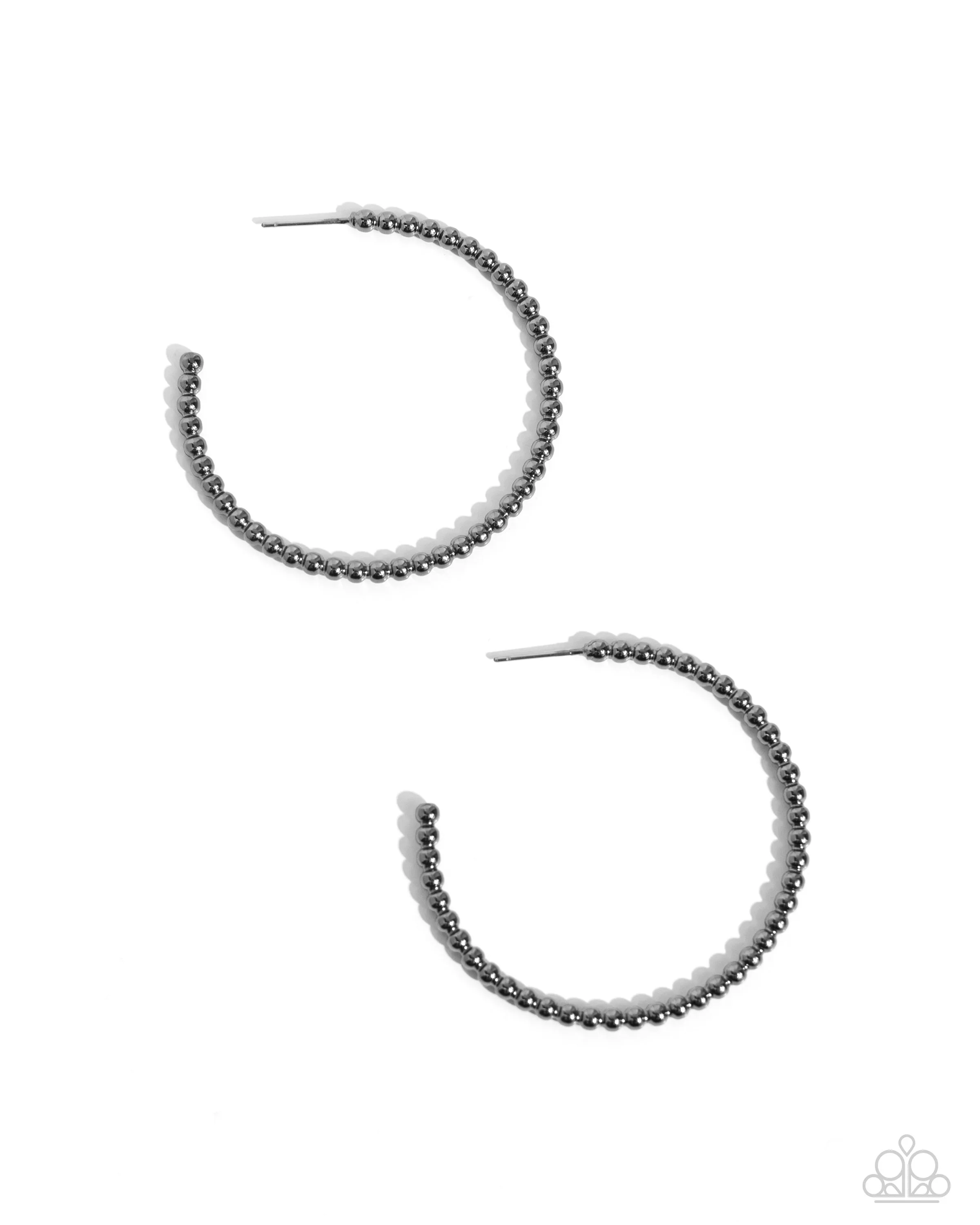 Earrings Manufactured Monochromatic - Black E571