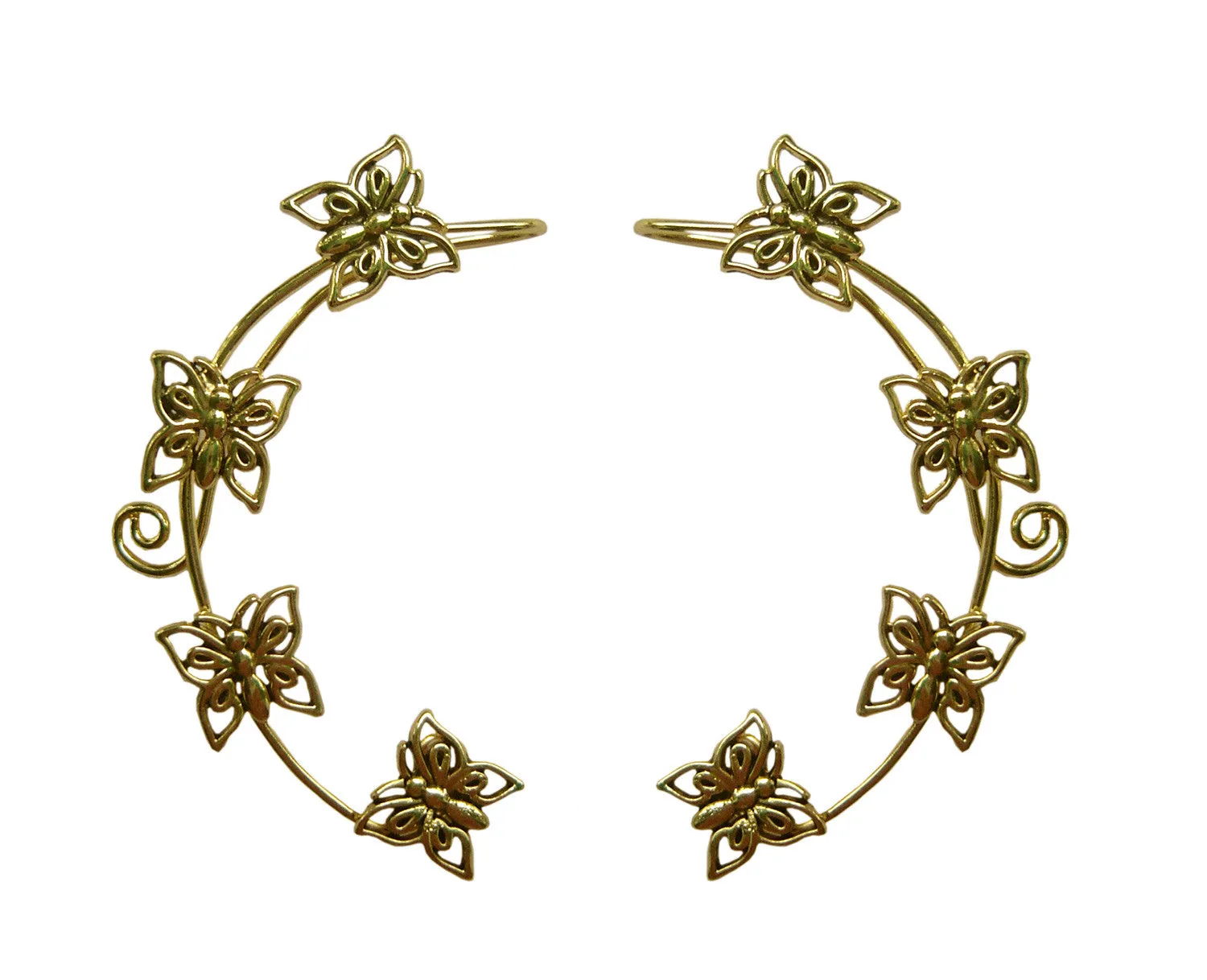 Elf Cuff Butterfly - Gold