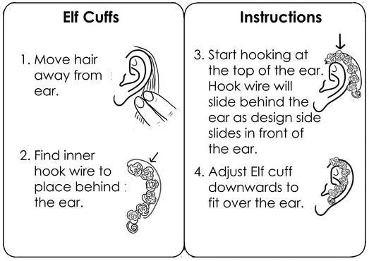 Elf Cuff Eterniy Cascade - Silver