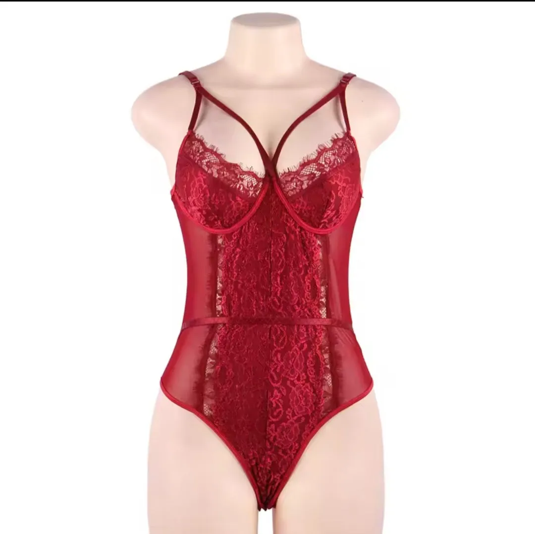 Eyelash & Mesh Bodysuit