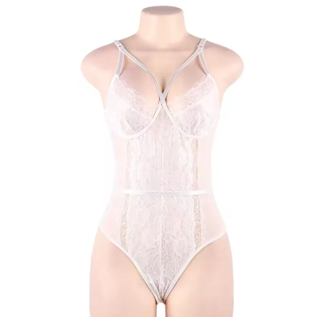 Eyelash & Mesh Bodysuit