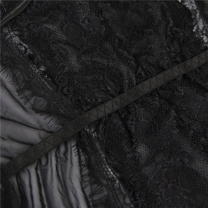 Eyelash & Mesh Bodysuit