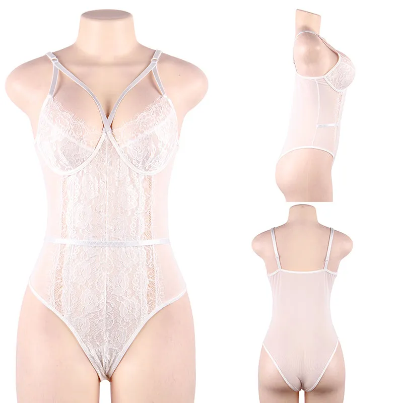 Eyelash & Mesh Bodysuit