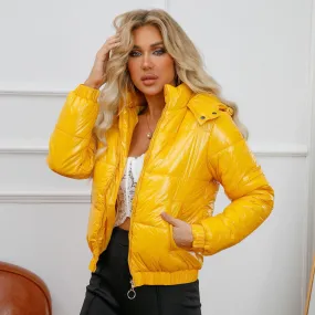 Fall Winter Splash-Proof Hooded Jacket
