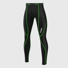 Fdx Thermolinx Green Men's All Season Compression Tights