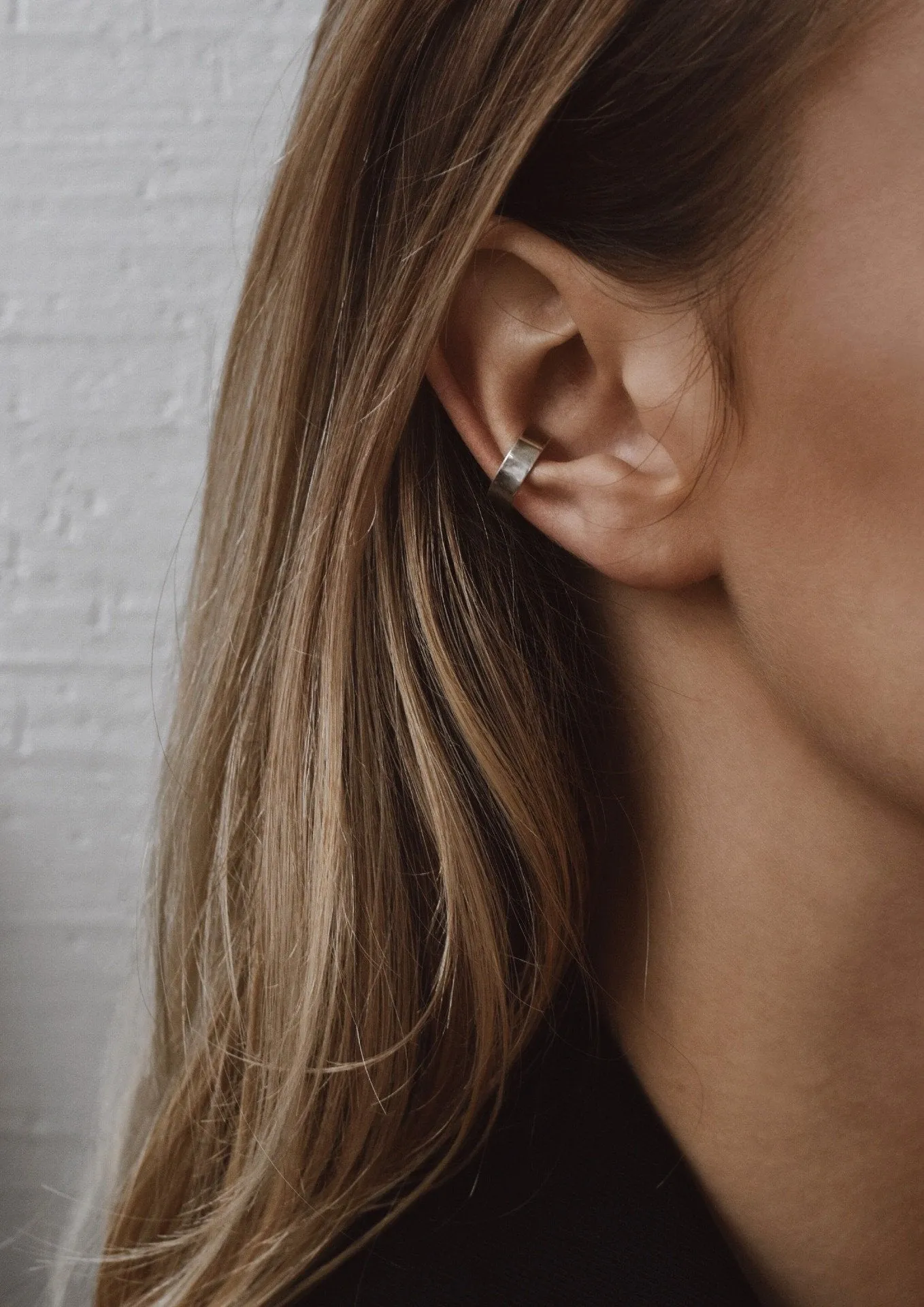 Flat Ear Cuff Silver