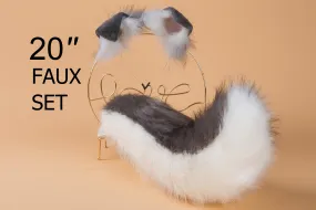 fox tail plug and ear wolf tail butt plug and ear kitten tail buttplug and ear neko cosplay cat ear and tail petplay anime cosplay